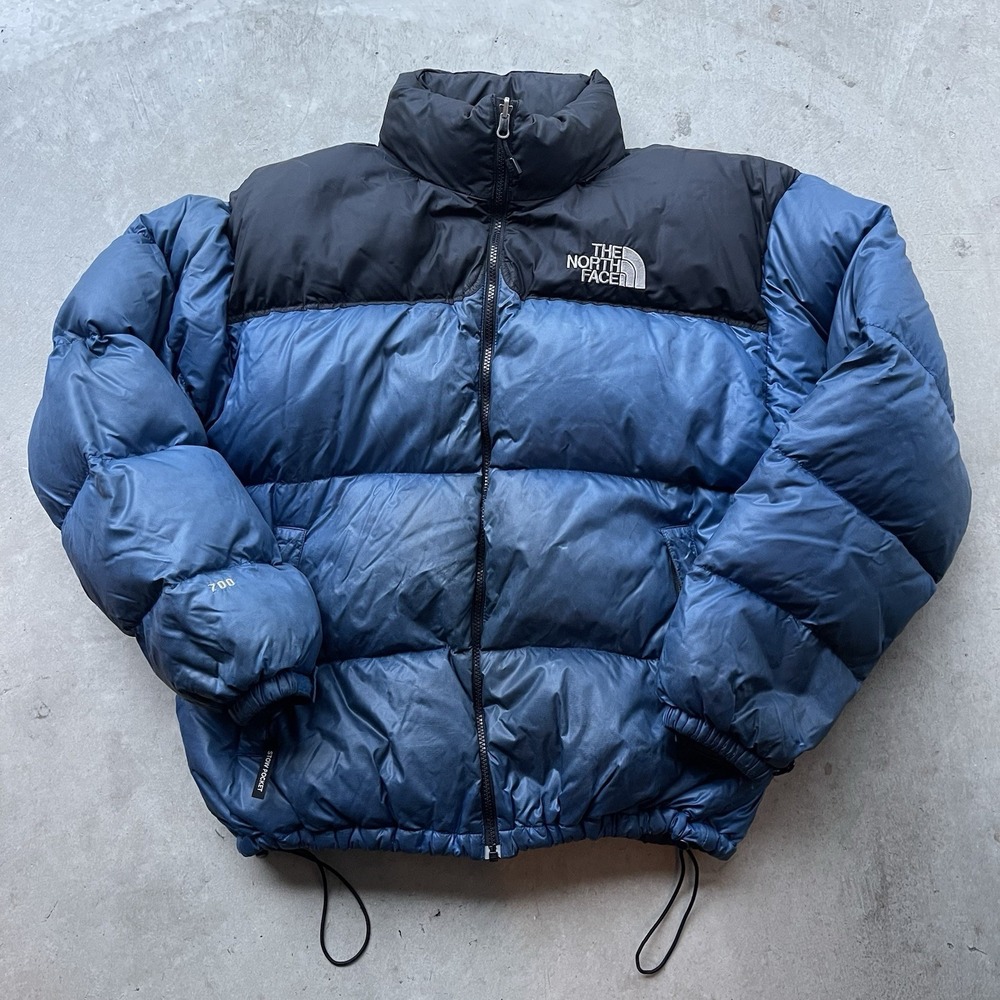 Vintage The North Face 1996 Nuptse 700 Goose Down Puffer Men's Size XL Blue